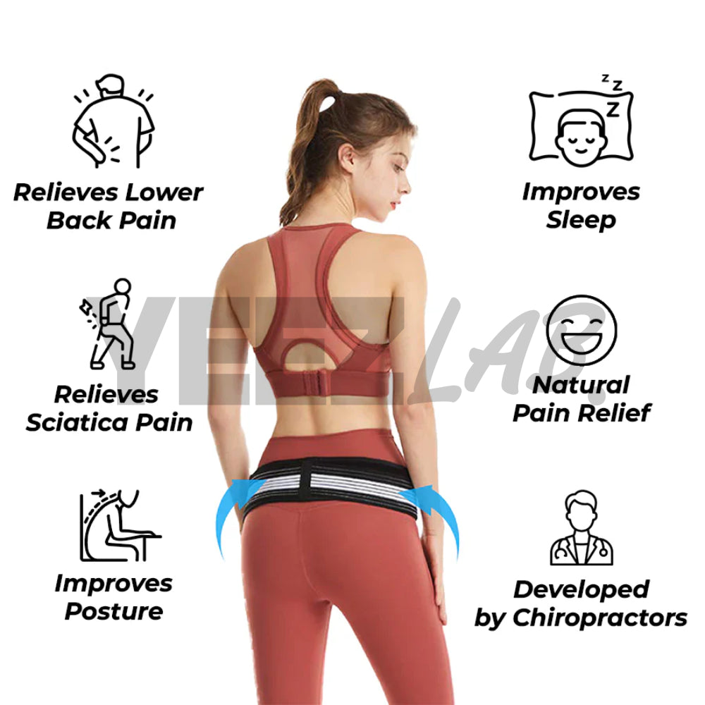 YeezLab™ Hip and Back Support Belt – Alleviate Pain and Enhance Mobility