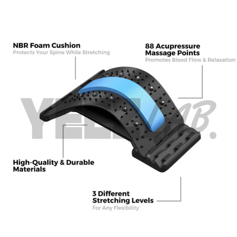 YeezLab™ Orthopedic Back Stretcher – Relieve Back Pain and Improve Posture