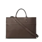 Day Satchel – Premium Natural Leather Laptop & Work Tote Bag