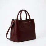 Large Leather Reagan Satchel - Image 4