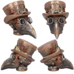 Gothic Automaton Apothecary Figurine – Steampunk Plague Doctor Statue - Image 2