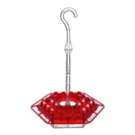 Mary's Hummingbird Feeder Red 30 Ports with Hook