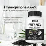 Ethiopian Black Seed Oil Softgels | 4.64% Thymoquinone | 60 Capsules - Image 5