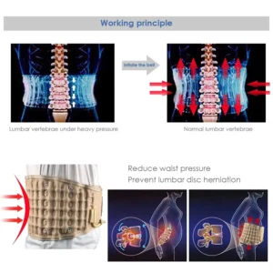 lumbar decompression belt working principle spine pressure diagram