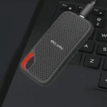 portable external ssd drive high speed data storage with USB type c cable
