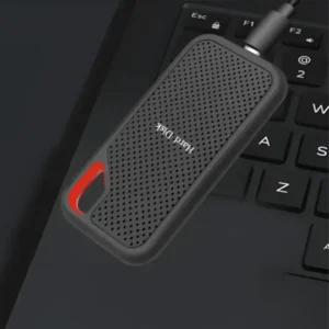 portable external ssd drive high speed data storage with USB type c cable