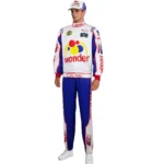 Ricky Bobby Costume – Wonder Bread Jumpsuit & Hat Halloween Cosplay Set - Image 2