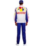 Ricky Bobby Costume – Wonder Bread Jumpsuit & Hat Halloween Cosplay Set - Image 3