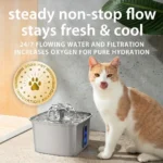 Veken 108oz Stainless Steel Cat Water Fountain – 2026 - Image 9